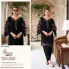 R 1476 By Shree Embroidery Velvet Pakistani Top With Bottom Wholesale Price In Surat
